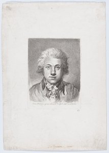 Autorretrato, 1785. de Adam von Bartsch