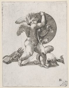 Cupido com Armas de Marte, c1547-62.