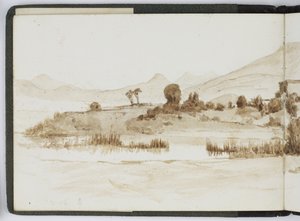 Sketchbook of watercolours, Drawings and Notes, Mexico, 1896-1898 (aquarela) de Adela Breton