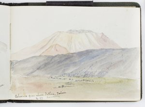 Sketchbook of watercolours, Drawings and Notes, Mexico, 1896-1898 (aquarela) de Adela Breton