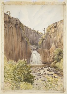 Cachoeira em Regla (aguarela) de Adela Breton