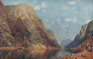 Sogne Fiord, Noruega, final do século XIX, 1914.