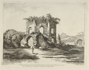 Vista de um templo... dedicado a Diana de Diferentes vistas tiradas da natureza... d..., séc. XVIII. de Adélaide Allou