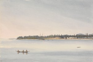 Forte Rupert, Beaver Harbour, Ilha de Vancouver, 23 de julho de 1851 [Canadá] de Admiral Sir Edward Gennys Fanshawe