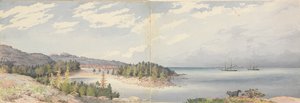 Hogland, 24 de agosto de 1855, Finlândia de Admiral Sir Edward Gennys Fanshawe