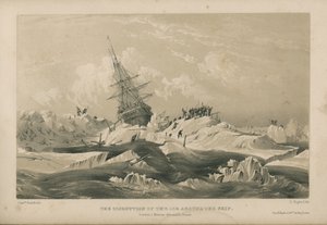 A rutura do gelo à volta do navio de Admiral William Henry Smyth