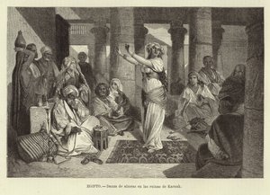 Egito - Dançando nas ruínas de Karnak de Adolf Closs