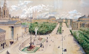 Parlamento de Viena e Ringstrasse de Adolf Hitler de Adolf Hitler