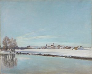 Paisagem de Inverno (Paisagem em Dachau)