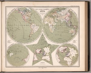 Atlas manual sobre todas as partes da terra e a estrutura do mundo (2761016) de Adolf Stieler