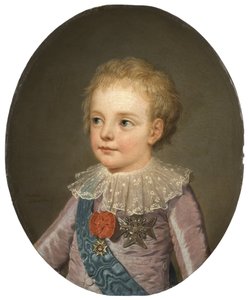 Louis Joseph Xavier Francois de Bourbon (1781-1789), Dauphin of France, de Wertmueller, Adolf Ulrik (1751-1811). Óleo sobre tela