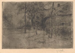 Fazenda de palha de Adolf le Comte (signed by artist)