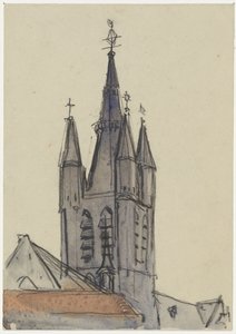 Torre da Igreja Velha em Delft