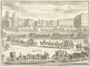 Entrada de Cornelis Hop como embaixador em Paris, 23 de Junho de 1719