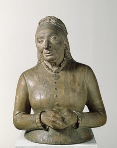 Retrato de Marie Fielder (1819-1901), 1882 (terracota) de Adolf von Hildebrand
