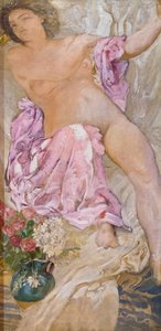 Mulher com flores / mulher nua com rosas