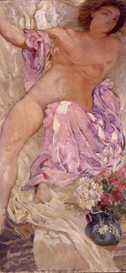 Nu com flores, 1910.