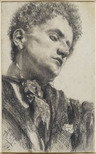Cabeça de um Jovem de Adolph Menzel