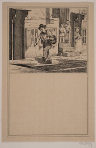 O afogado. Não. 3. em Cr. Winther e M. Rørbye, "25 fotos para crianças pequenas" de Johan Adolph Kittendorff