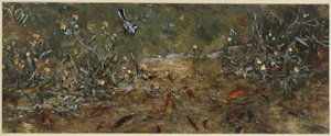 O lago dos peixes-dourados. Do «Álbum infantil» de Adolph Menzel