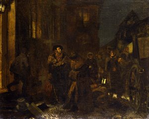 Uma paragem durante a viagem de Adolph Menzel
