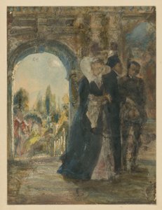 Conselho de família. Estudo de Adolph Menzel