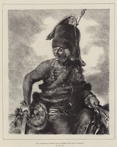 Hans Joachim von Zieten, um dos marechais de Frederico, o Grande de Adolph Menzel