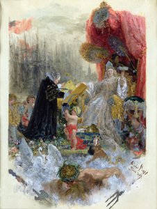 Documento de cidadania honorária da cidade de Hamburgo, 1887 de Adolph Menzel