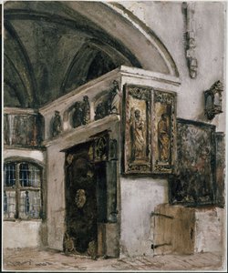 Interior da igreja do mosteiro em Berlim