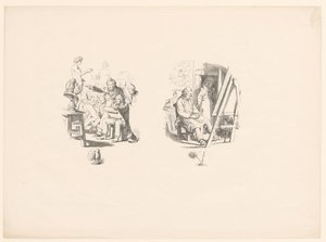 Artista em formação de Adolph Menzel