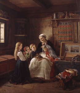 Coroa de casamento das avós de Adolph Tidemand