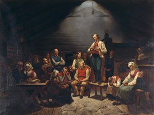 Haugianer de Adolph Tidemand