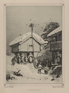 Ilustração retirada do livro Norge fremstillet i Tegninger av Asbjørnsen, P.Chr. og utgitt av Chr. Tønsberg (no, 1848) de Adolph Tidemand