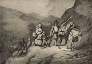 Ilustração retirada do livro Norge fremstillet i Tegninger av Asbjørnsen, P.Chr. og utgitt av Chr. Tønsberg (no, 1848) de Adolph Tidemand