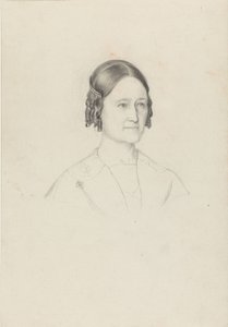 A esposa do artista, Johanne Tidemand de Adolph Tidemand