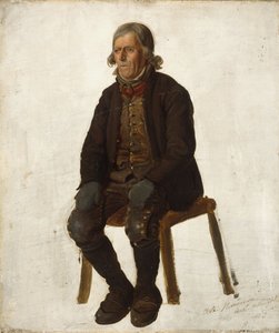 Retrato de Asle Hermandsøn, de Hallingdal de Adolph Tidemand