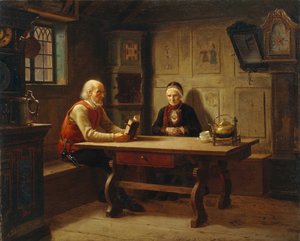 Os velhos solitários (Houseprayers), Gulsvik de Adolph Tidemand