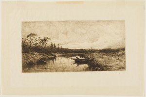 Uma noite de outono: perto de Rossillon de Adolphe Appian