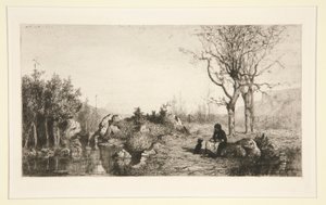 Margens do córrego em Rossilon (Ain) de Adolphe Appian