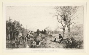 Bancos do riacho em Rossilon (Ain) de Adolphe Appian