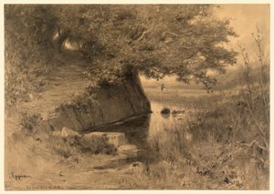 Paisagem (La Source a Montalieu) de Adolphe Appian