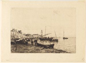 O Porto de San Remo de Adolphe Appian