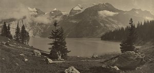 [Paisagem alpina] de Adolphe Braun