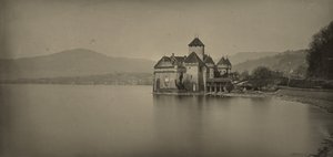 [Castelo de Chillon] de Adolphe Braun
