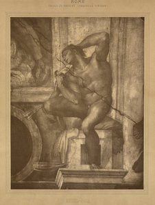 Roma - Palácio do Vaticano, Capela Sistina, Miguel Ângelo de Adolphe Braun