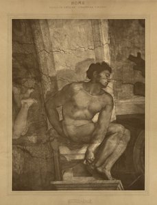 Roma - Palácio do Vaticano, Capela Sistina, Miguel Ângelo de Adolphe Braun