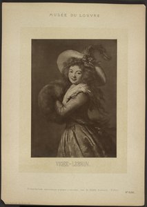 [Autorretrato de Vigee-Lebrun, Museu do Louvre] de Adolphe Braun