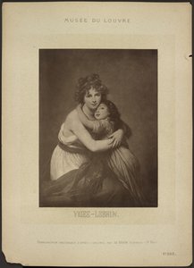 [A Artista e a sua Filha, de Vigee-Lebrun, Museu do Louvre] de Adolphe Braun