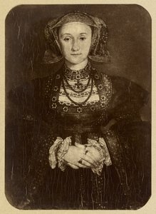 [«A Esposa de Henrique VIII», de Hans Holbein, Museu do Louvre] de Adolphe Braun