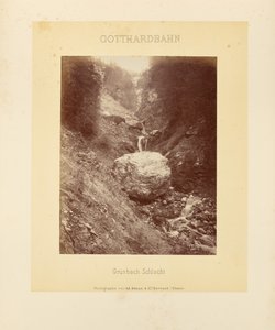 Caminho de ferro do Gotardo: desfiladeiro de Grünbach